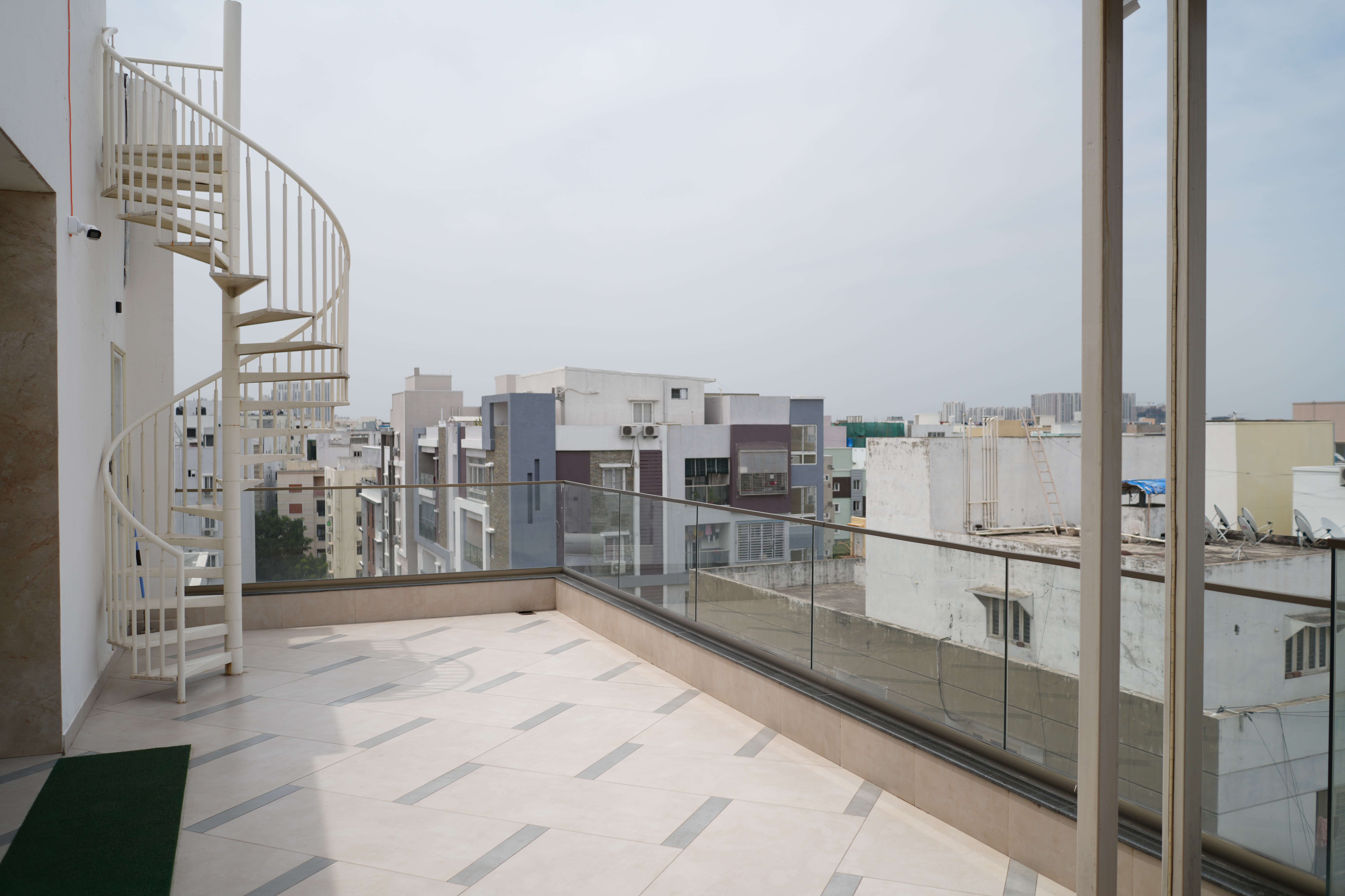 Terrace view at Westside Coliving