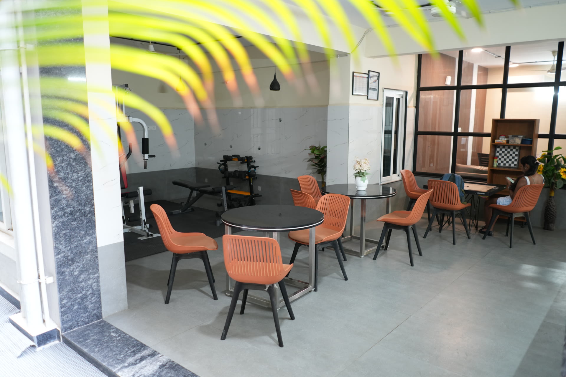 Common co-working space at Westside Coliving